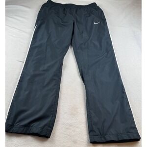 Nike Fit Dry Gray Lined Womens Track Pants Size L 12-14